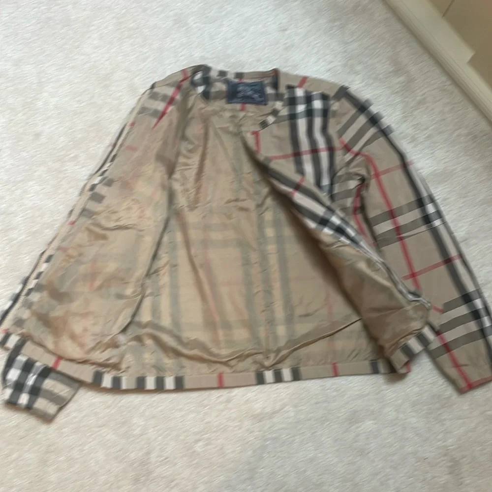 Burberry Tan Plaid Jacket - Picture 8 of 14